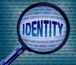 Computer Identity Theft Indicates Online Crime 3d Rendering Stock Photo