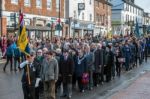 Memorial Service On Remembrance Sunday In East Grinstead Stock Photo