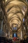 Interior View Of Canterbury Cathedral Stock Photo