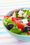 Greek Salad Stock Photo