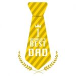 Necktie Dad Father Day Symbol Icon  Illustration Eps10 On White Background Stock Photo