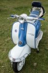 Old Lambretta Scooter Stock Photo