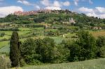 Montepulciano, Tuscany/italy - May 17 : View Of Montepulciano It Stock Photo