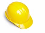 Yellow Hard Hat Stock Photo