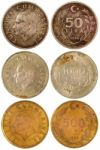 Old Rare Coins Of Turkey Stock Photo