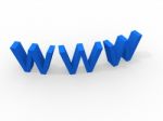 World Wide Web 3d Stock Photo