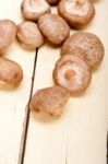 Shiitake Mushrooms Stock Photo