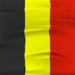 Flag Belgium Means Nationality Belgian And Patriotism Stock Photo