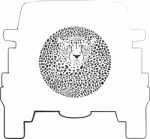 Wheel Cover - Cheetah Stock Photo