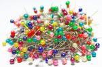 Colorful Pushpin Stock Photo