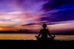 Women Playing Yoga Stock Photo