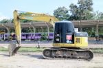 Backhoe Stock Photo