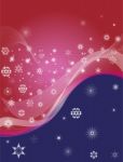 Abstract Snowflake Background Stock Photo