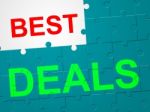 Best Deals Shows Offer Promo And Sale Stock Photo