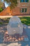 Venice Italy Torcello Attila’s Throne Stock Photo