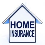 Home Insurance House Means Protecting And Insuring Property Stock Photo
