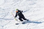 Deogyusan,korea - January 1: Skier Skiing On Deogyusan Ski Resort In Winter,south Korea On January 1, 2016 Stock Photo