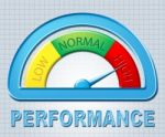 High Performance Shows Achievement Growth And Review Stock Photo