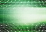 Green Futuristic Background Stock Photo