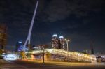 Odaiba Train Station Modern Building Stock Photo