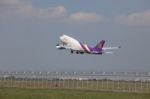 Bangkok Thailand - May31 - Thai Airway Cargo Plane Take Off From Stock Photo