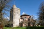 View Of St Mary's Church In Micheldever Stock Photo