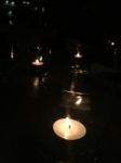 Candles In Glass Cups Stock Photo