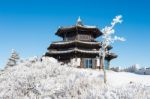 Deogyusan Mountains In Winter, Korea Stock Photo