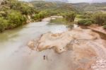 River Called Rio Grande O Choluteca In Honduras Stock Photo