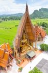 Big Golden Buddha Stock Photo