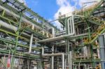 Structure Of Process Plant Stock Photo