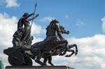 London/uk - March 21 : Monument To Boudicca In London On March 2 Stock Photo