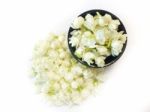 Beautiful Jasmine Flowers On White Background Stock Photo