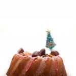 Christmas Cake Stock Photo