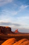 Scenic View Of Monument Valley Utah Usa Stock Photo