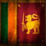 Grungy Flag Of Sri Lanka Stock Photo