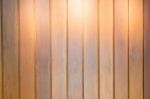 Wooden Interior Background With Light Stock Photo