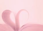 Heart Shape Book Stock Photo