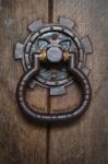 Traditional - Period -  Antique - Front Door Knocker Stock Photo