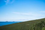 View Of Bruny Island Beach In The Late Afternoon Stock Photo