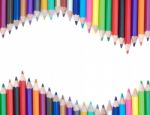 Pencil Color Background Stock Photo