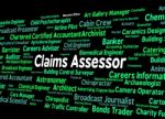 Claims Assessor Means Text Assessors And Words Stock Photo