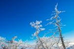 Deogyusan Mountains In Winter, Korea Stock Photo