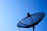 Satellite Dish Stock Photo