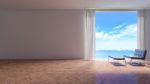 3ds Rendered Image Of Seaside Room Stock Photo