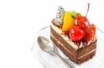 Fruitcake Stock Photo