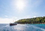 Sea Travel By Boat At Koh Payu Island, Thailand Stock Photo