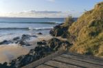 Wategos Beach In Byron Bay Stock Photo