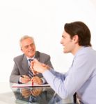 Business People At Meeting Stock Photo