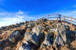 Peak Of Deogyusan Mountains In Winter,south Korea.winter Lanscape Stock Photo